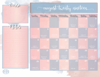 Bible Reading Plan Monthly Calendar-09